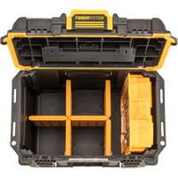 ToughSystem&reg; 2.0 Deep Compact Toolbox, 10" x 15-7/20" x 13-4/5", Black/Yellow GTA Hardware Inc