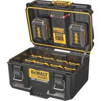 ToughSystem&reg; 2.0 20V Dual Port Charger, 14" x 15" x 9", Black/Yellow GTA Hardware Inc