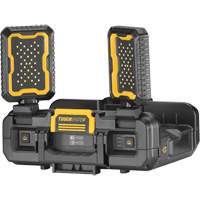 ToughSystem&reg; 2.0 Adjustable Work Light with Storage, 16" x 11" x 14", Black/Yellow GTA Hardware Inc