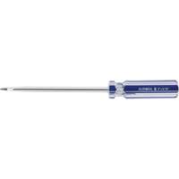 Blue Transparent Striped Slotted Screwdriver, 5/16" Tip, Round, Plastic Handle GTA Hardware Inc