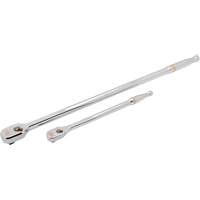 Ensemble de rochet &agrave; t&ecirc;te en goutte enti&egrave;rement polie et manche flexible extra long avec prises  1/4" & 3/8" 120XP GTA Hardware Inc
