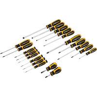 Phillips&reg;, Slotted, Torx&reg; Dual Material Screwdriver Set, 20 Pcs. GTA Hardware Inc