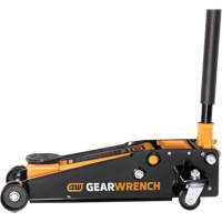 Heavy-Duty Floor Jack, 3 Ton(s) Capacity, 5-1/4" Lowered, 18-1/4" Raised, Manual Hydraulic GTA Hardware Inc