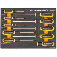 Torx&reg; Dual Material Screwdriver Set in Foam Storage Tray, 10 Pcs. GTA Hardware Inc