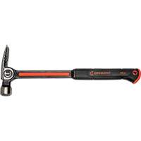 Steel Milled-Face Framing Hammer, 22 oz., Solid Steel Handle, 16" L GTA Hardware Inc