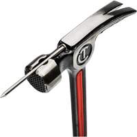Steel Milled-Face Framing Hammer, 22 oz., Solid Steel Handle, 16" L GTA Hardware Inc
