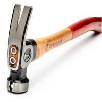 Milled-Face Framing Hammer, 22 oz., Wood Handle, 18" L GTA Hardware Inc