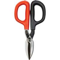 Straight Pattern Tinner Snips, 1-31/50" Cut Length, Straight Cut GTA Hardware Inc
