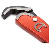 Cl&eacute; pour tuyau en acier auto-ajustable, Cap des m&acirc;choires 2-1/2", Longueur 16", Fini Rev&ecirc;tement en poudre, Prise Non-ergonomique GTA Hardware Inc