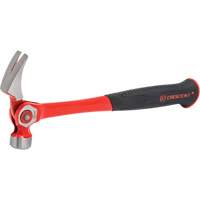 Indexing Claw Hammer, 18 oz., Cushion/Solid Steel Handle, 14" L GTA Hardware Inc