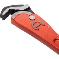 Cl&eacute; pour tuyau acier auto-ajustable, Cap des m&acirc;choires 1-1/2", Longueur 12", Fini Rev&ecirc;tement en poudre, Prise Non-ergonomique GTA Hardware Inc