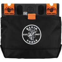 Module de poche pour quincaillerie avec crochet en S Bucket Work Centre, Nylon, 1 pochettes, Noir/Orange GTA Hardware Inc
