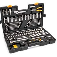 Jeu doutils de qualit&eacute; professionnelle &agrave; 72 dents, 6 pans et &agrave; prise 3/8" et 1/4" GTA Hardware Inc