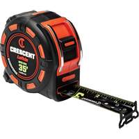 Ruban &agrave; mesurer Shockforce NITE EYE, 1-1/4" x 35', Marques de goujon SAE GTA Hardware Inc