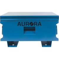 Jobsite Tool Box, 33" x 20-3/10" x 18-3/10", Steel, Blue GTA Hardware Inc