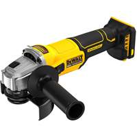Meuleuse sans fil, sans balai &agrave; interrupteur lat&eacute;ral (outil seulement), Roue de 4-1/2", 20 V GTA Hardware Inc