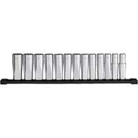 Jeu de douilles &agrave; puits profondes m&eacute;triques &agrave; 12 pans, 13 Mcx, Prise de 1/2", Profond GTA Hardware Inc