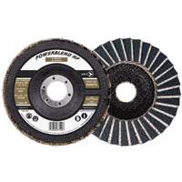 POWERBLEND NF Flap Disc, 4-1/2" x 7/8", Type 29, Z60 Grit, Zirconia Alumina GTA Hardware Inc