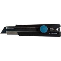 25mm Retractable Knife, Stainless Steel, Heavy-Duty, Rubber Handle GTA Hardware Inc