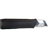 25mm Retractable Knife, Stainless Steel, Heavy-Duty, Rubber Handle GTA Hardware Inc