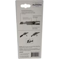 25mm Retractable Knife, Stainless Steel, Heavy-Duty, Rubber Handle GTA Hardware Inc
