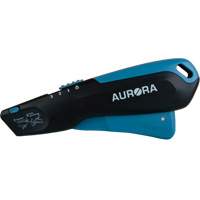Retractable Safety Knife , Stainless Steel, Heavy-Duty, Plastic/Aluminum Handle GTA Hardware Inc