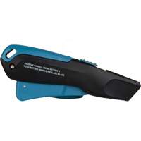 Retractable Safety Knife , Stainless Steel, Heavy-Duty, Plastic/Aluminum Handle GTA Hardware Inc