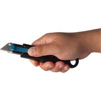 Standard-Duty Retractable Safety Knife, Stainless Steel, Rubber Handle GTA Hardware Inc