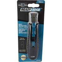 Standard-Duty Retractable Safety Knife, Stainless Steel, Rubber Handle GTA Hardware Inc