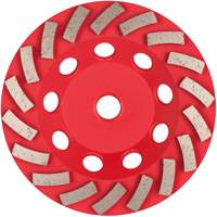 Meule boisseau diamant&eacute;e &agrave; 18 segments Turbo DIAMOND MAX GTA Hardware Inc