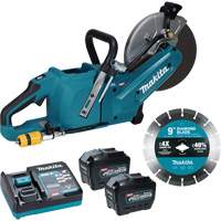 40Vmax XGT Brushless Power Cutter with 8.0Ah Batteries Kit, 9", 40 V GTA Hardware Inc
