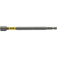 Impactech&reg; Nut Driver, 5/16" Tip, 1/4" Drive, 6" L, Magnetic GTA Hardware Inc