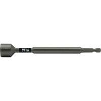 Impactech&reg; Nut Driver, 9/16" Tip, 1/4" Drive, 6" L, Magnetic GTA Hardware Inc
