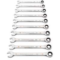 Jeu de cl&eacute;s &agrave; 12 pans et 90 dents, Combinaison &agrave; cliquet, 12 morceaux, M&eacute;trique GTA Hardware Inc