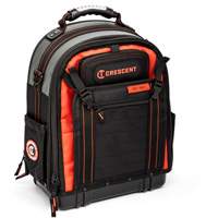 Sac &agrave; dos pour ouvrier, 18" lo x 10" la, Noir/Gris/Orange, Polyester GTA Hardware Inc