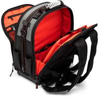 Sac &agrave; dos pour ouvrier, 18" lo x 10" la, Noir/Gris/Orange, Polyester GTA Hardware Inc