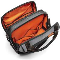 Sac ouvert de 17" pour outils d'ouvrier, Polyester, 3 pochettes, Noir/Gris/Orange GTA Hardware Inc