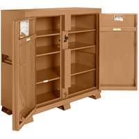Armoire de chantier mod&egrave;le 109 avec cadenas, Acier, 47,5 pi³, Havane GTA Hardware Inc
