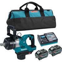 40Vmax XGT Brushless Short Anvil Impact Wrench Kit, 40 V, 1" Socket GTA Hardware Inc