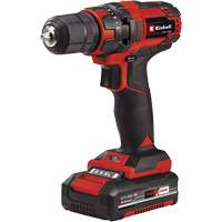 Cordless Drill/Driver Kit, Lithium-Ion, 18 V, 3/8" Chuck, 310 in-lbs Torque GTA Hardware Inc