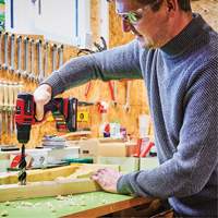 Cordless Drill/Driver Kit, Lithium-Ion, 18 V, 3/8" Chuck, 354 in-lbs Torque GTA Hardware Inc