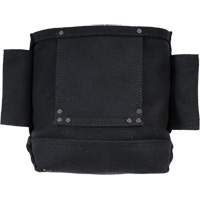 Sac Phantom pour &eacute;crous et boulons avec 2 manchons, Toile, 3 pochettes, Noir GTA Hardware Inc
