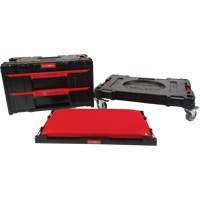 3-Piece Arx&reg; Dolly with Swivel Casters Set, 23-1/10" x 15" x 13-2/5", Black GTA Hardware Inc