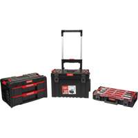 3-Piece Arx&reg; Rolling Toolbox Base Set, 25-1/5" x 19" x 42-2/5", Black GTA Hardware Inc