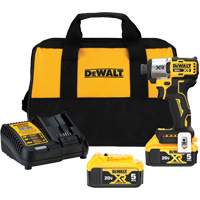 MAX* XR&reg; 3-Speed Impact Driver Kit, 1/4", 1825 in-lbs Max. Torque, 20 V, Lithium-Ion GTA Hardware Inc