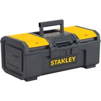 Boîte &agrave; outils, 16" la x Noir/Jaune GTA Hardware Inc