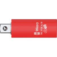 Adaptateur isol&eacute; VDE A/B, Prise 1/4", Douille 3/8", 2,78" lo, Sph&eacute;rique GTA Hardware Inc