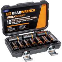 Bolt Biter Extraction Socket Set, 10 Pcs, Impact, 1/2" Drive Size, Deep GTA Hardware Inc