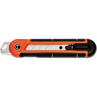 Couteau r&eacute;tractable &agrave; lame cassable de 25 mm, Acier, Prise en Plastique GTA Hardware Inc