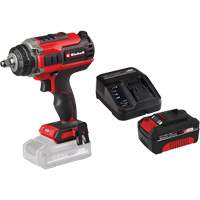 Professional Cordless Impact Wrench with 4Ah PXC Battery & Charger Starter Kit, 18 V, 1/2" Socket GTA Hardware Inc